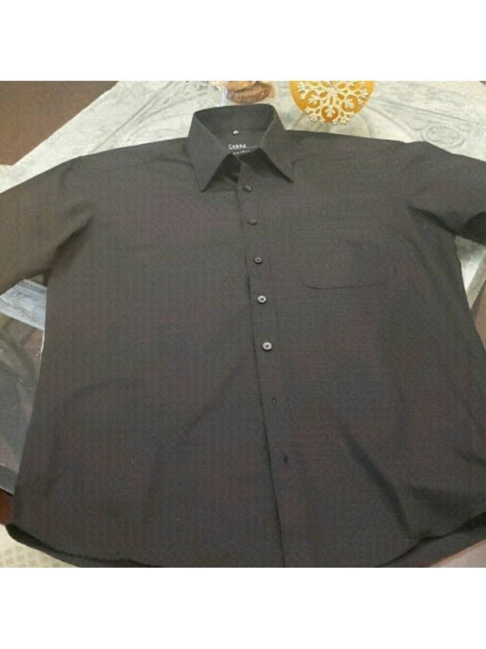 C&A EASY IRON COTTON COLAR SHORT SLEEVE SHIRT